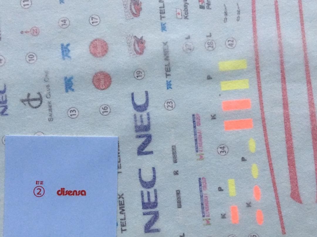 美品 絶版 フジミ 1/20 ザウバー C30 日本GP w/レジン製ヘルメット