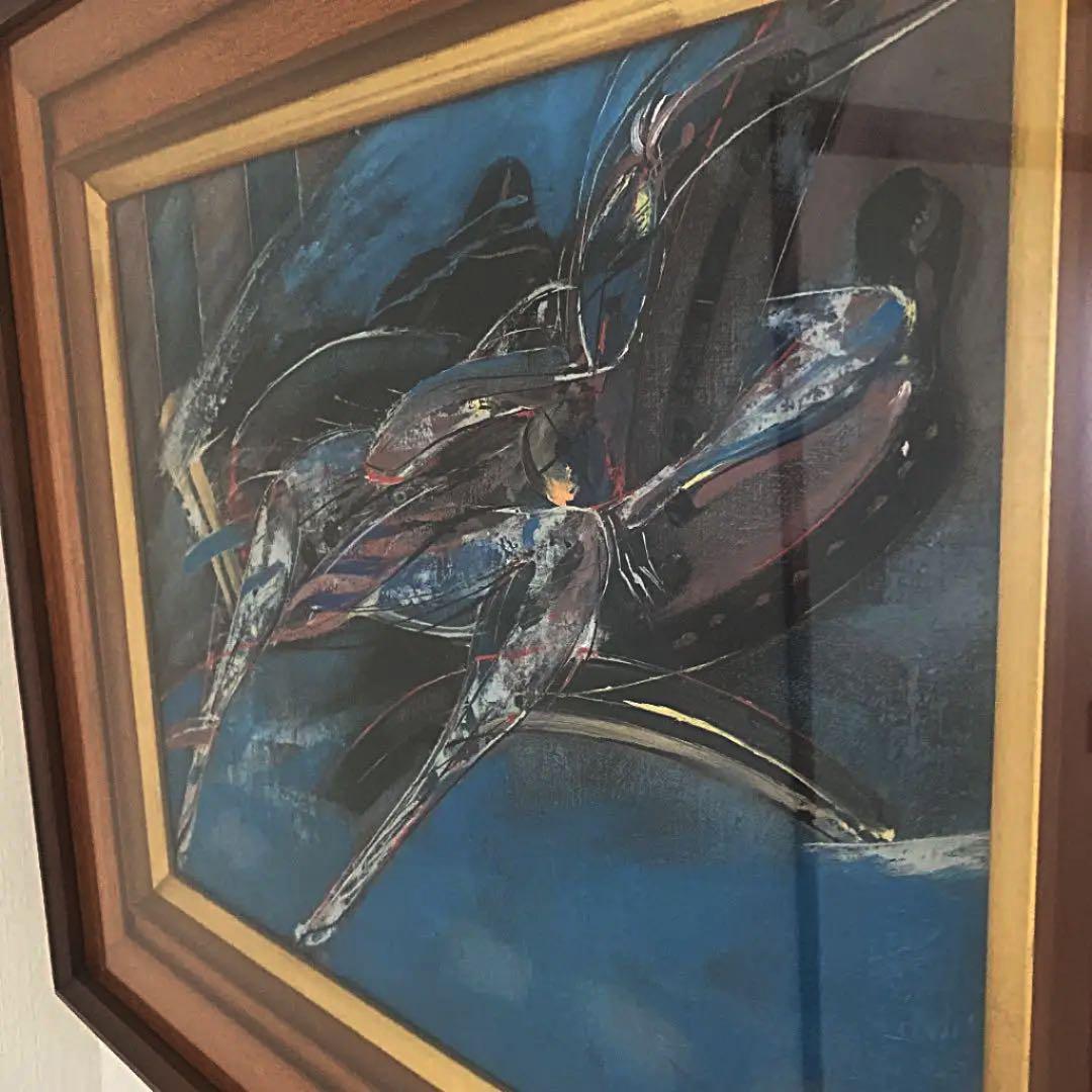 絵画油絵　肉筆本物『奥田　絋』直筆サイン有り1979年『国内美術展特選受賞作品』