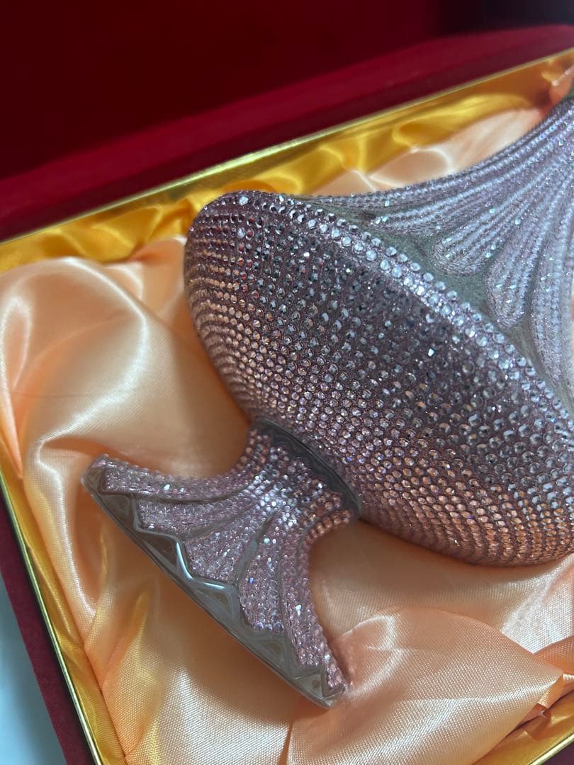 ブルー　K9 クリスタルデキャンタ トラディション スタイル　ブランデー　空瓶