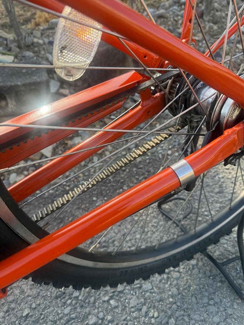 STEPOLIZ 電動アシスト自転車 オレンジ