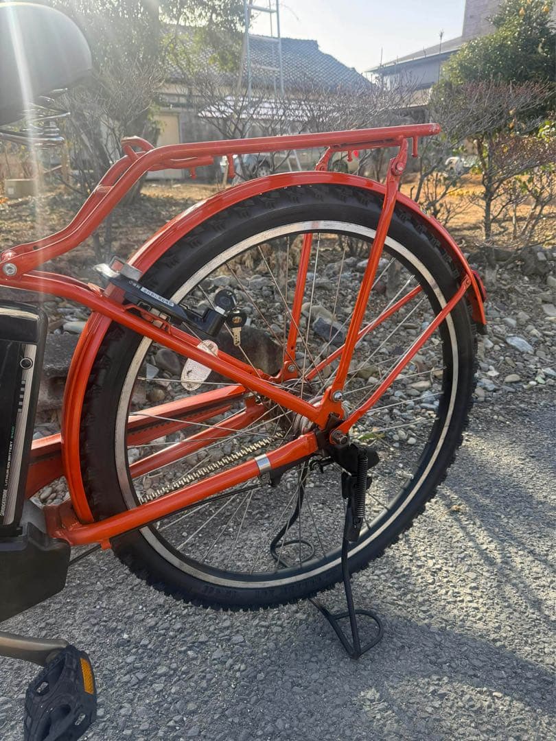 STEPOLIZ 電動アシスト自転車 オレンジ