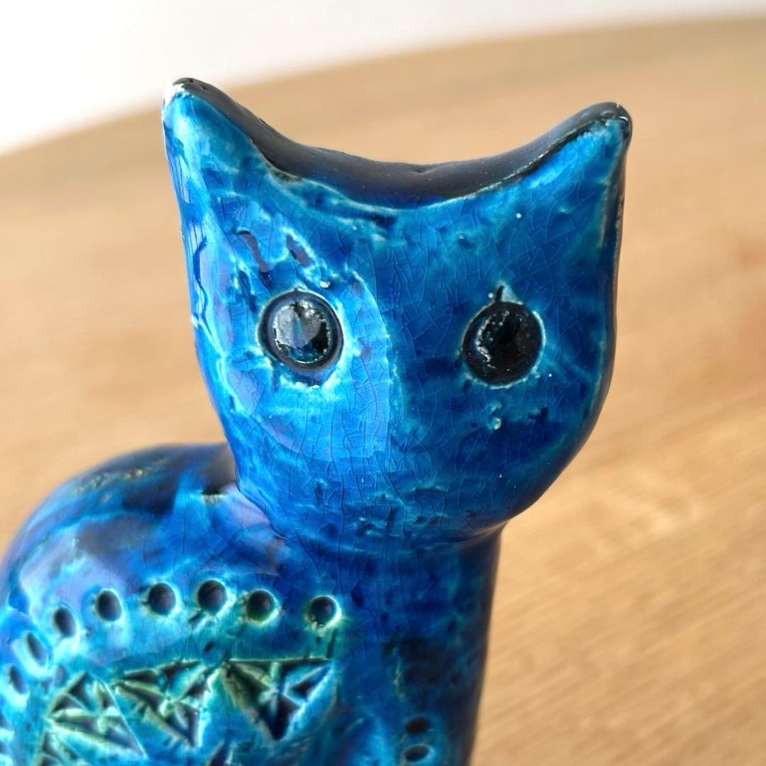 FLAVIA フラビア イタリア リミニブルー 猫 ビトッシ 置物