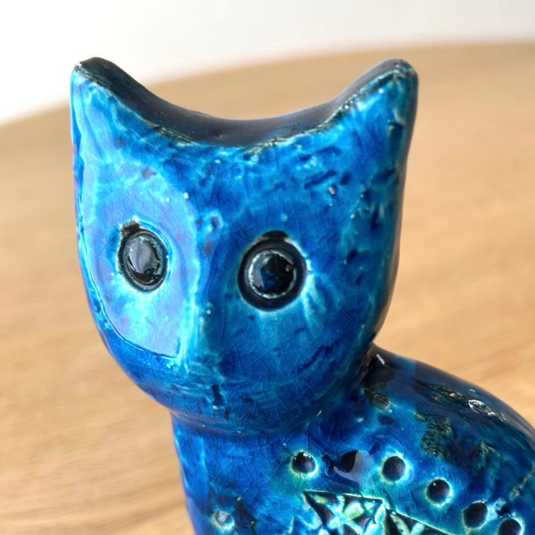 FLAVIA フラビア イタリア リミニブルー 猫 ビトッシ 置物