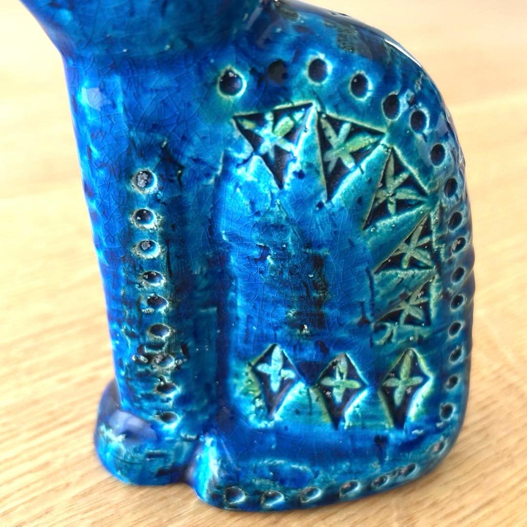 FLAVIA フラビア イタリア リミニブルー 猫 ビトッシ 置物