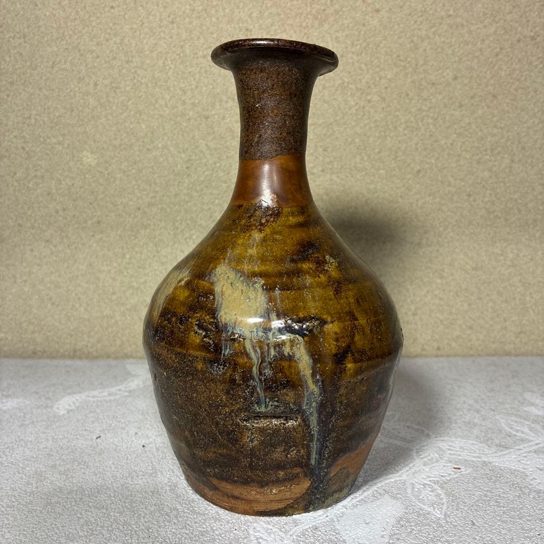 古唐津　芋徳利　花瓶　桃山〜江戸初期　古美術　骨董