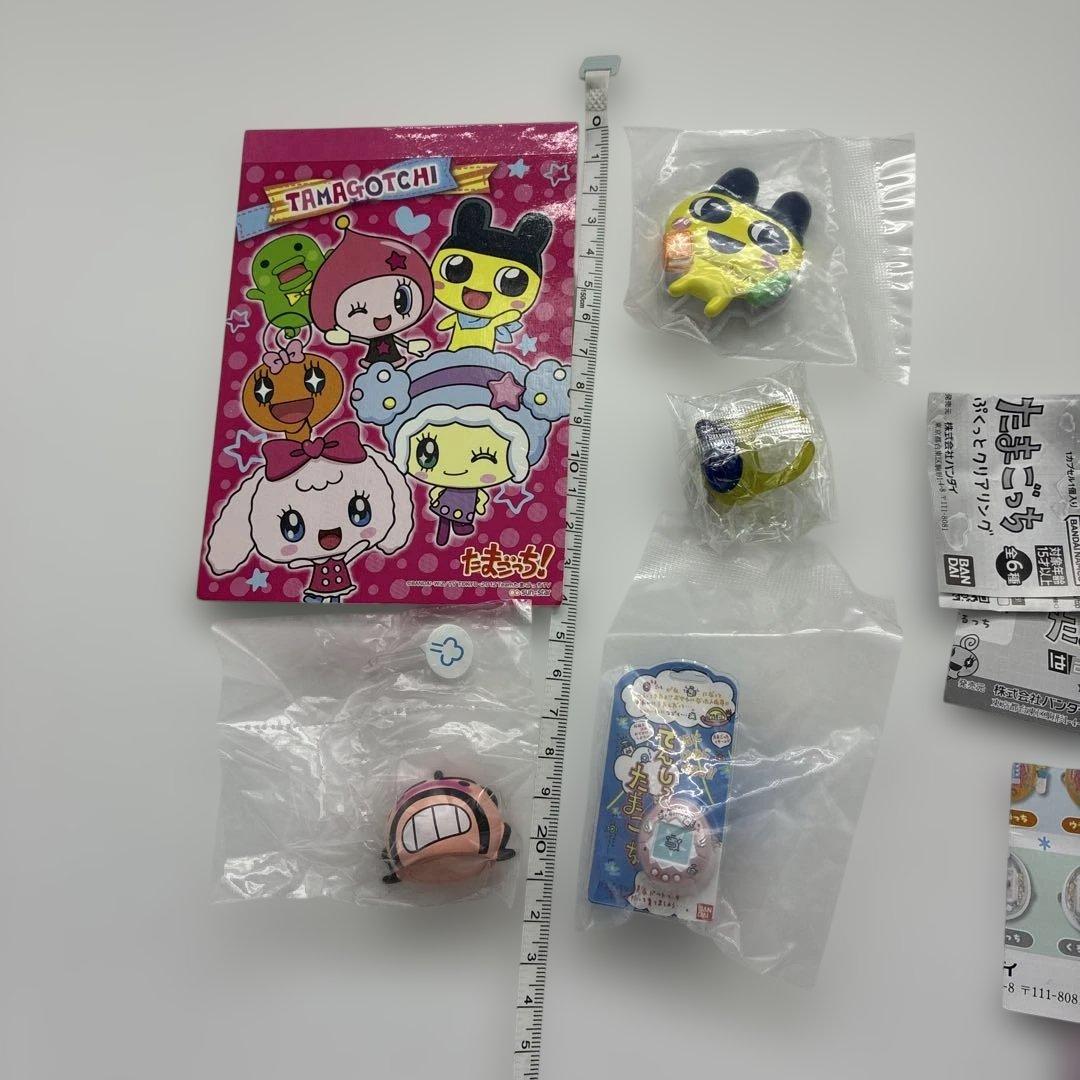 Tamagotchi メモ帳　はさむんです。　ぷくっとクリアリング　たまごっち