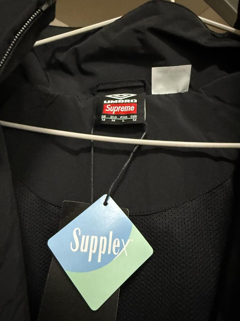 Supreme × Umbro コラボ ジャケット 黒 M
