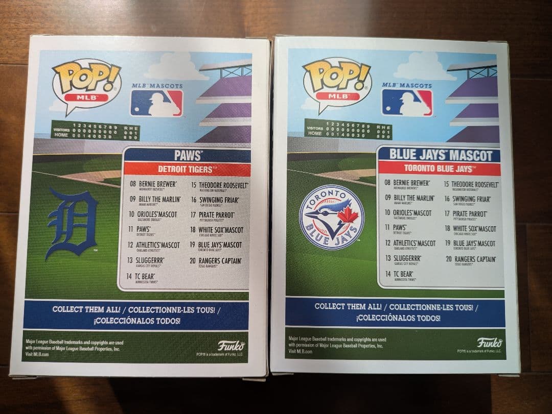 funko pop MLB マスコット ２点セット