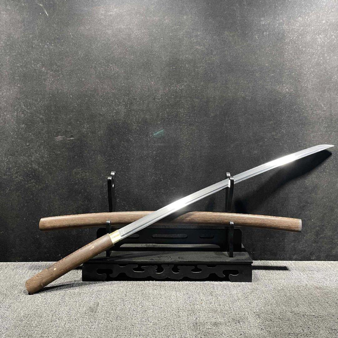 1040-武具 刀装具 日本刀　模造刀 居合刀 武士道 武蔵 鑑賞用 手鍛造打