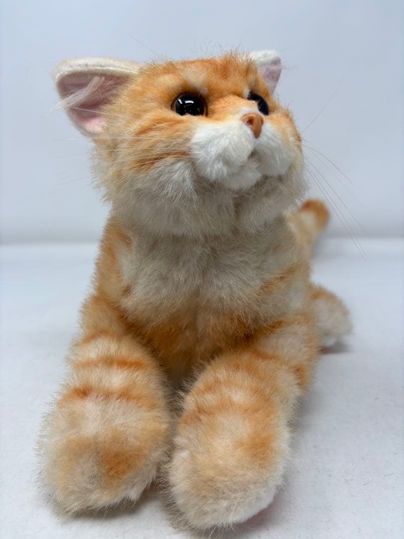 A199 【人気商品】なでなでねこちゃんEX とら 撫でると鳴くぬいぐるみ