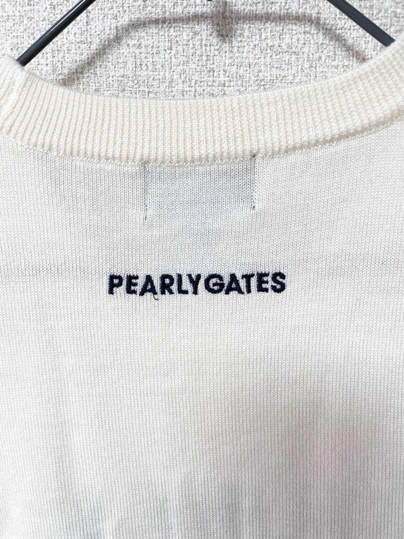 【新品】パーリーゲイツ　ミッキーマウス　メンズセーター　サイズ4（M）ホワイト