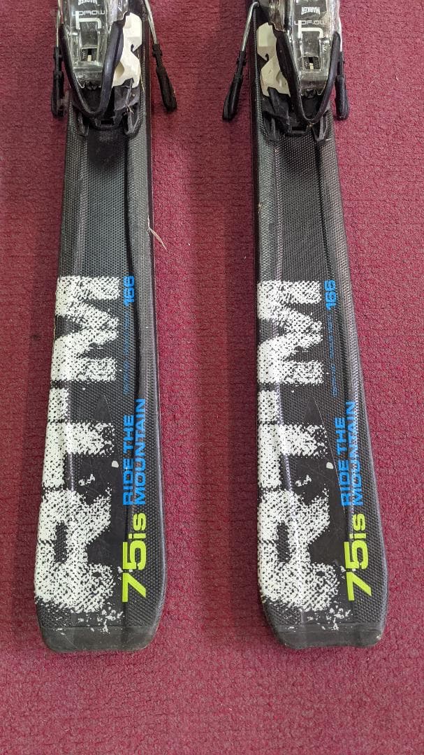 スキー 166 VOLKL RTM 75IS + MARKER MOTION