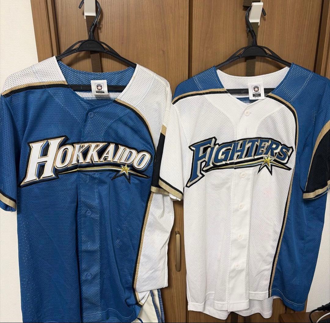 北海道日本ハムファイターズ #8西川連輝 応援歌入りユニフォーム 2着セット