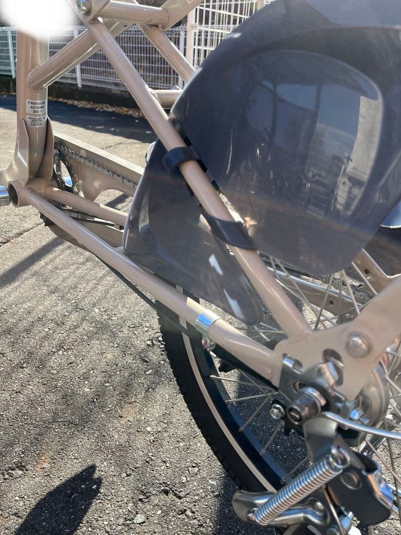 ふらっか〜ず シュシュ(非電動車) マットベージュ　子供乗せ自転車