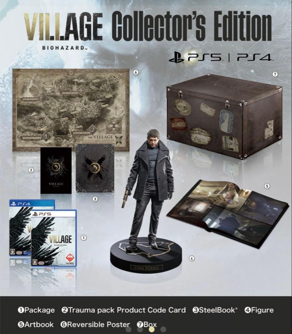 バイオハザード ヴィレッジコレクターズエディション ソフト無しオリジナルグッズ付