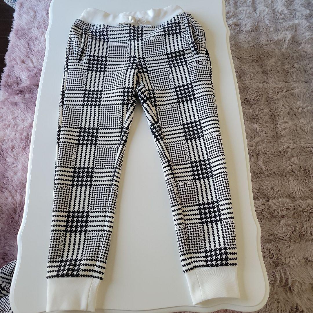 PEARLY GATES チェック柄フード付きセーター