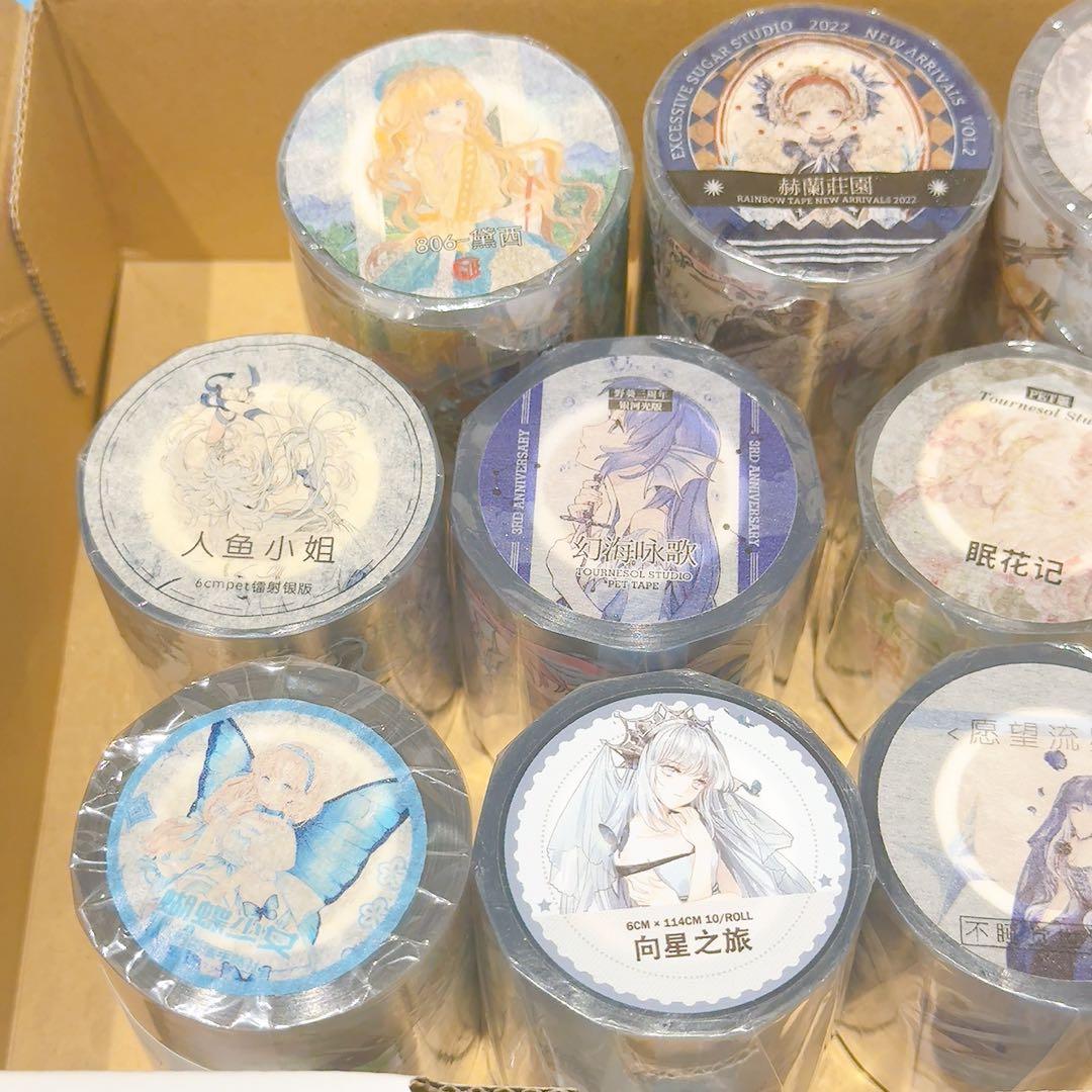 あ*や様 【美しい系女の子セット】人物マステ 海外マステ 新品 11巻 まとめ売