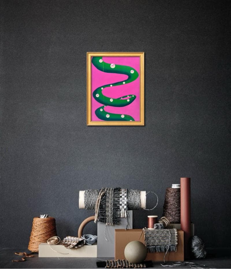 RENA F4サイズ 原画 絵 アート 抽象画 アクリル画 キャンバス