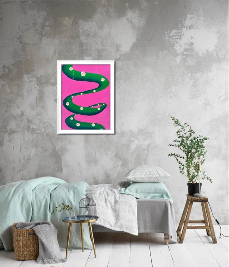 RENA F4サイズ 原画 絵 アート 抽象画 アクリル画 キャンバス