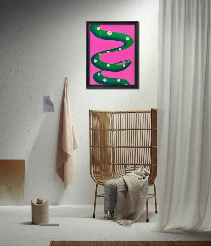 RENA F4サイズ 原画 絵 アート 抽象画 アクリル画 キャンバス