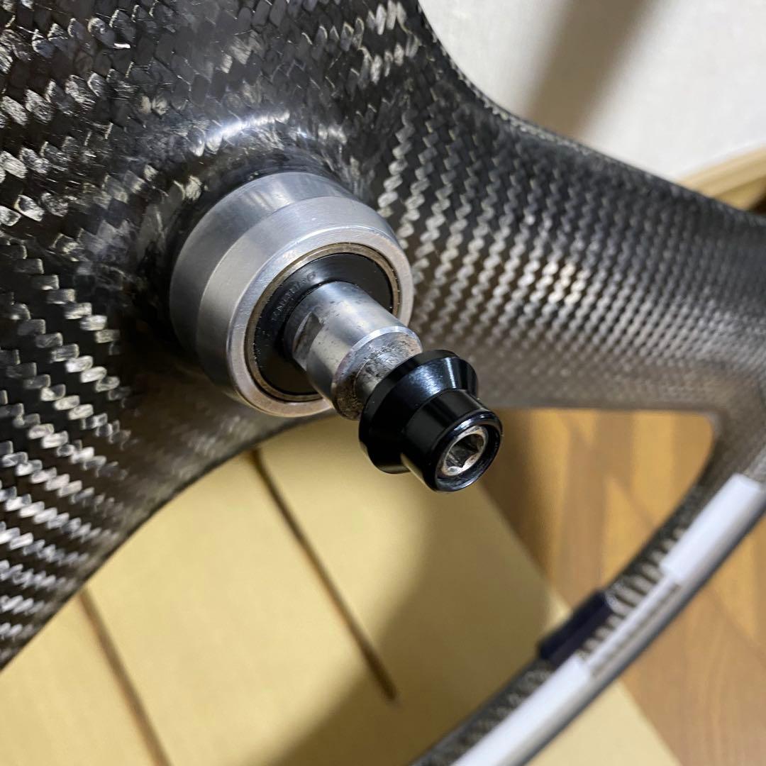 HED カーボンバトンホイール トラック用　ピストバイク　フロント　クリンチャー