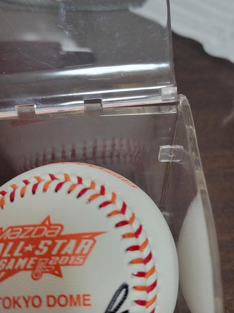 #2 ロペス選手 直筆サインボール＆ 訳ありケース ※オールスター☆ベイスターズ