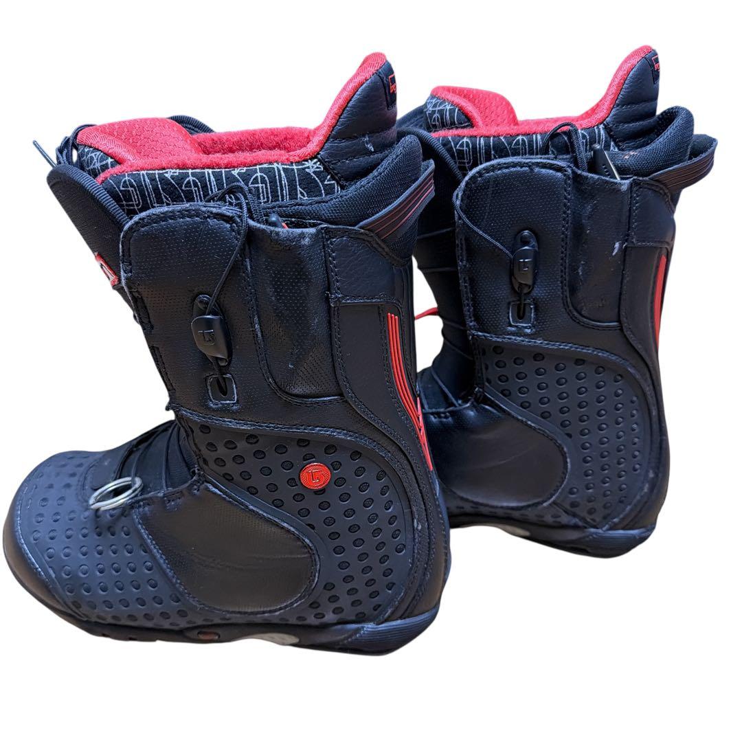 【名作】BURTON ION メンズ 27cm ハイエンドブーツ 赤黒 US9