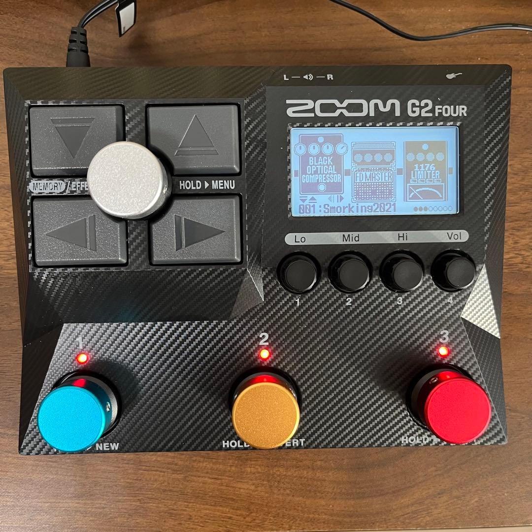 ZOOM G2 FOUR ズーム ギターマルチエフェクター＆フットスイッチハット
