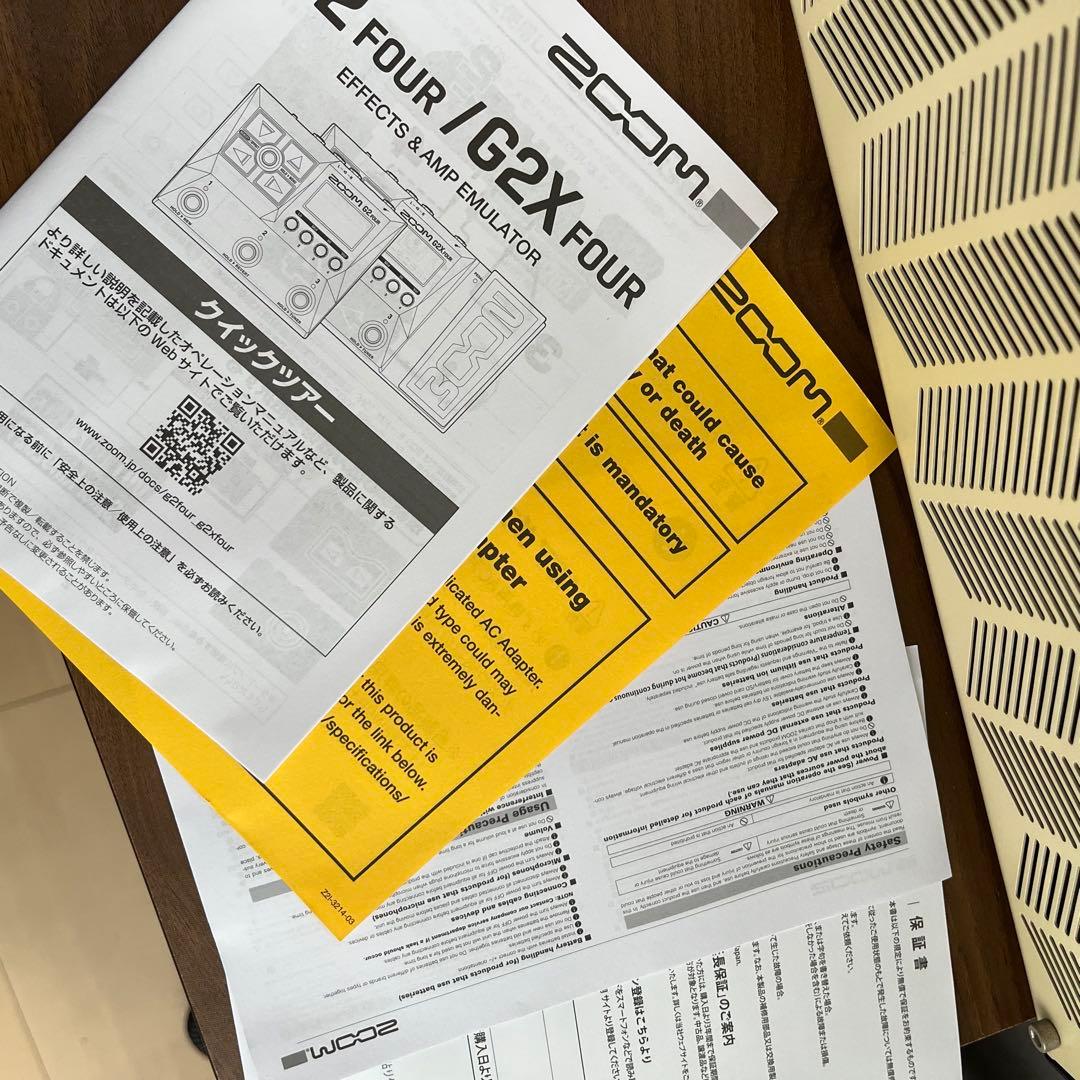 ZOOM G2 FOUR ズーム ギターマルチエフェクター＆フットスイッチハット