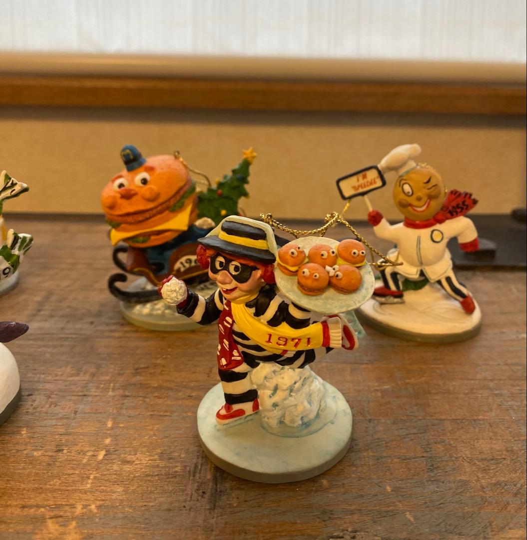 マクドナルド クリスマスオーナメント　8体セット　フィギュア