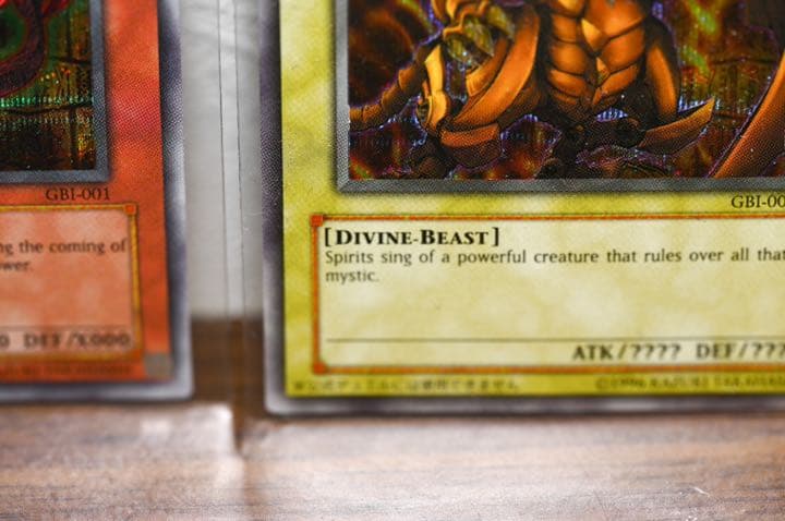 【美品】A 遊戯王　三幻神　GBI 英語 シークレット 超希少 ラーの翼神龍