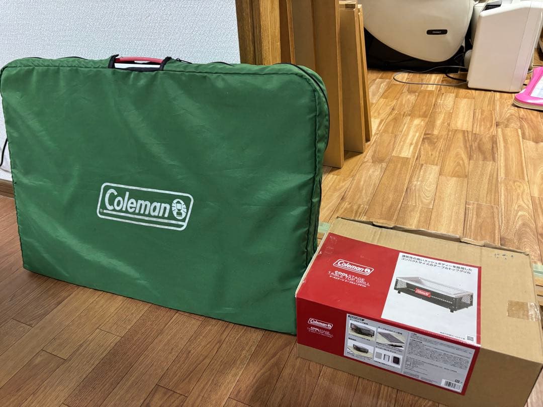 【廃盤】セット売り Coleman テーブルモザイク110プラス➕コンロ