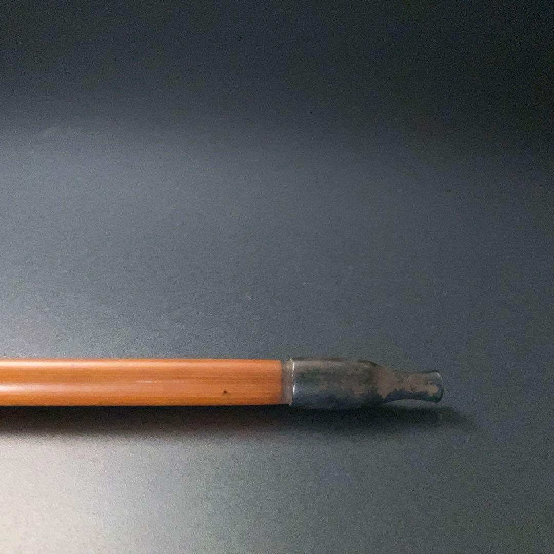 煙管キセル　桐　象嵌　アンティーク　骨董　6R1255お2