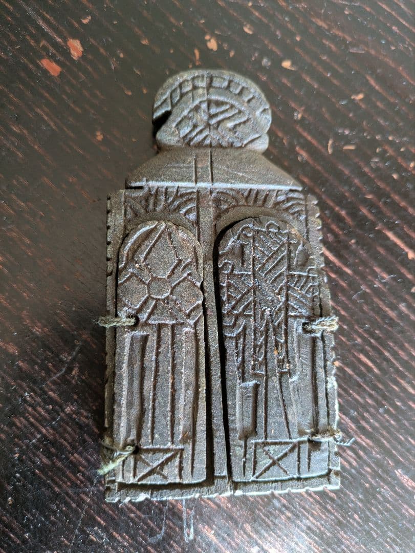 エチオピア正教　イコン　6面 宗教画　キリスト教　石彫刻