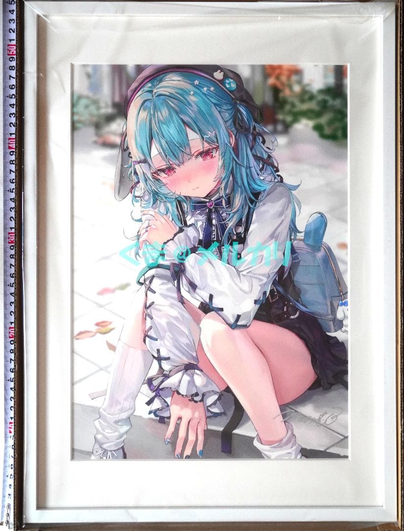 ももこ 直筆サイン入り額装A3複製原画 Moment2 さしみねこ屋