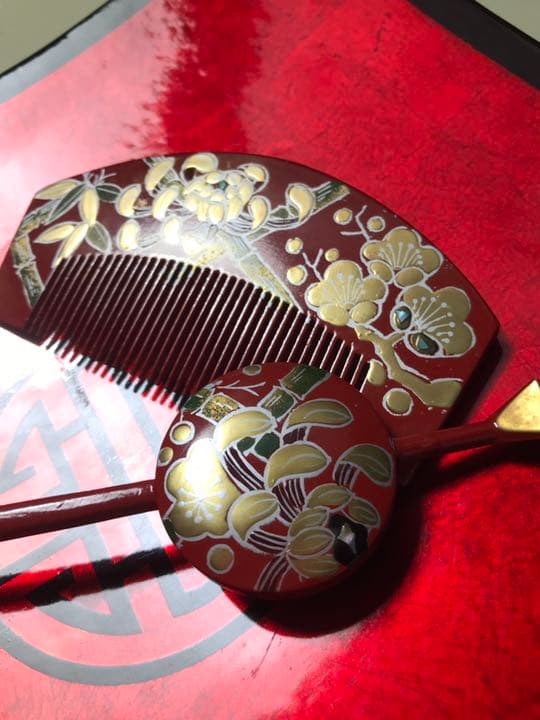やはり格が違う　花街のお持ち物　リアルビンテージ　簪#櫛162