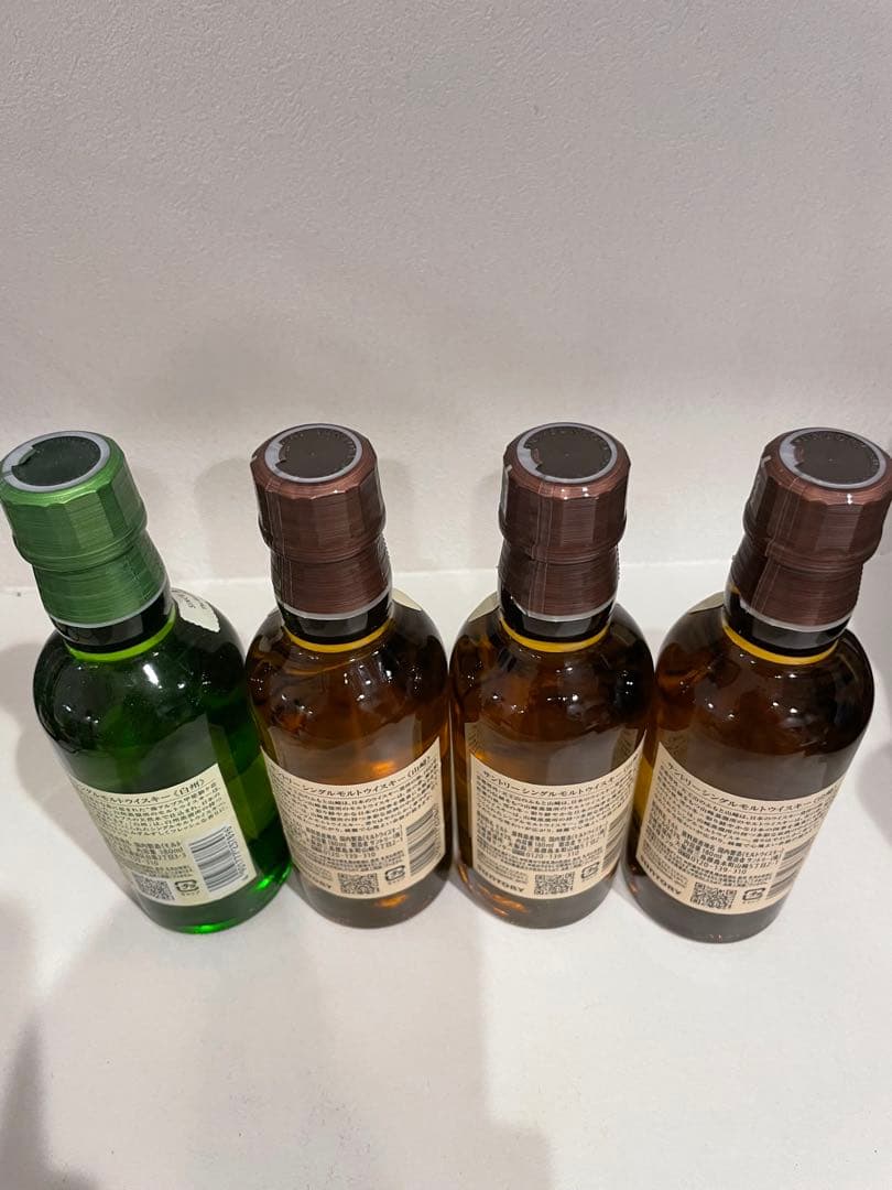 山崎・白州ウイスキーセット 180ml 4本