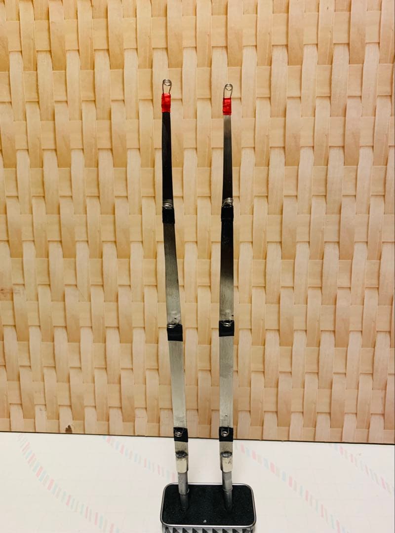 オススメ　氷上ワカサギ釣り　ステンレス穂先　２本　　253ミリ