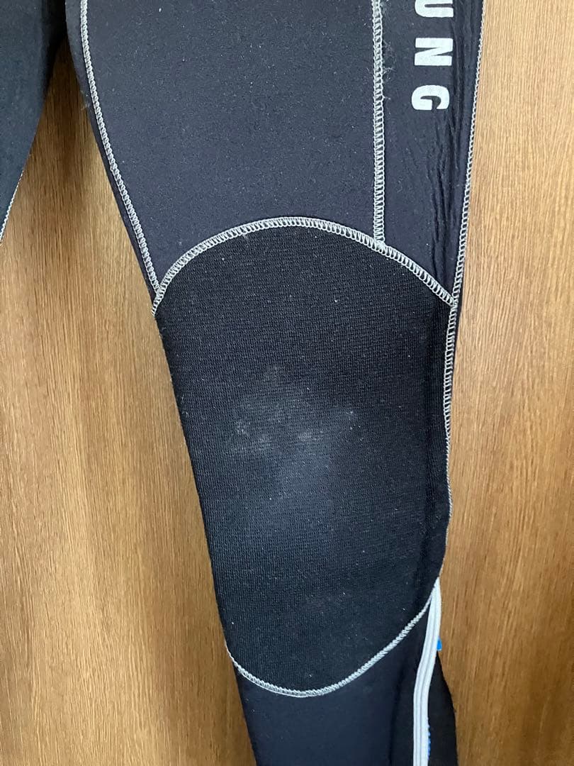 Aqualung フルウェットスーツ 黒・青