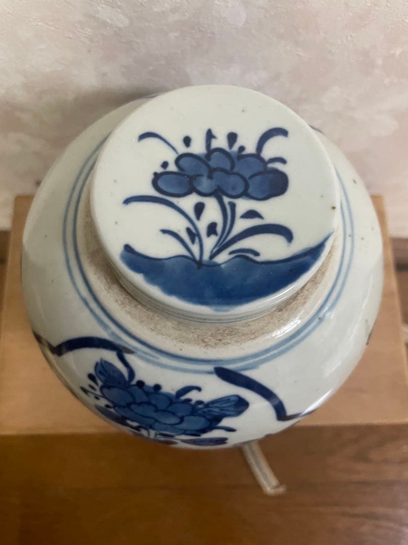 古渡　染付　白磁　壺　唐物　中国　古美術　骨董　青花　花瓶