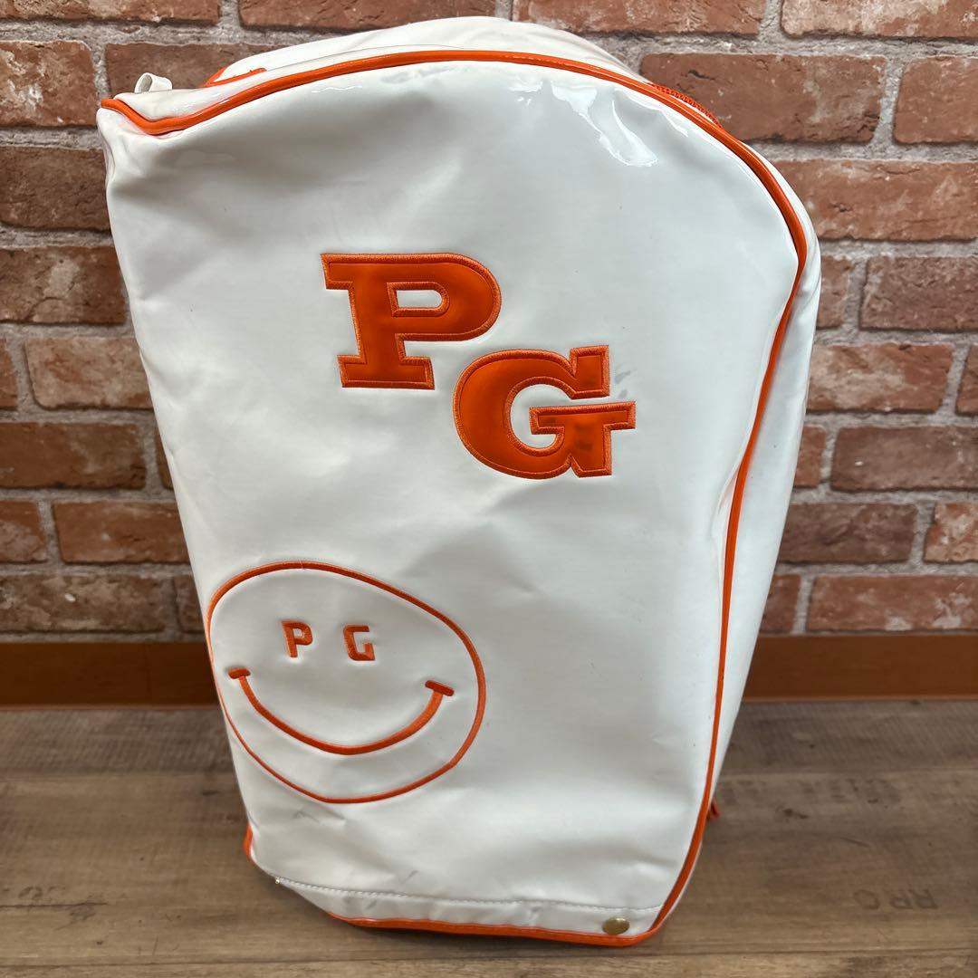 ‼️パーリーゲイツ ゴルフ エナメル キャディバック オレンジ‼️