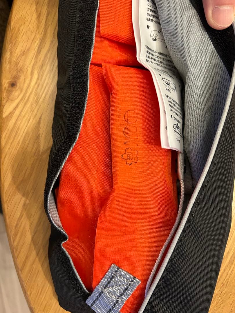 シマノ ライフジャケット 腰タイプ VF-SNNMW-01 黒　桜マーク付き