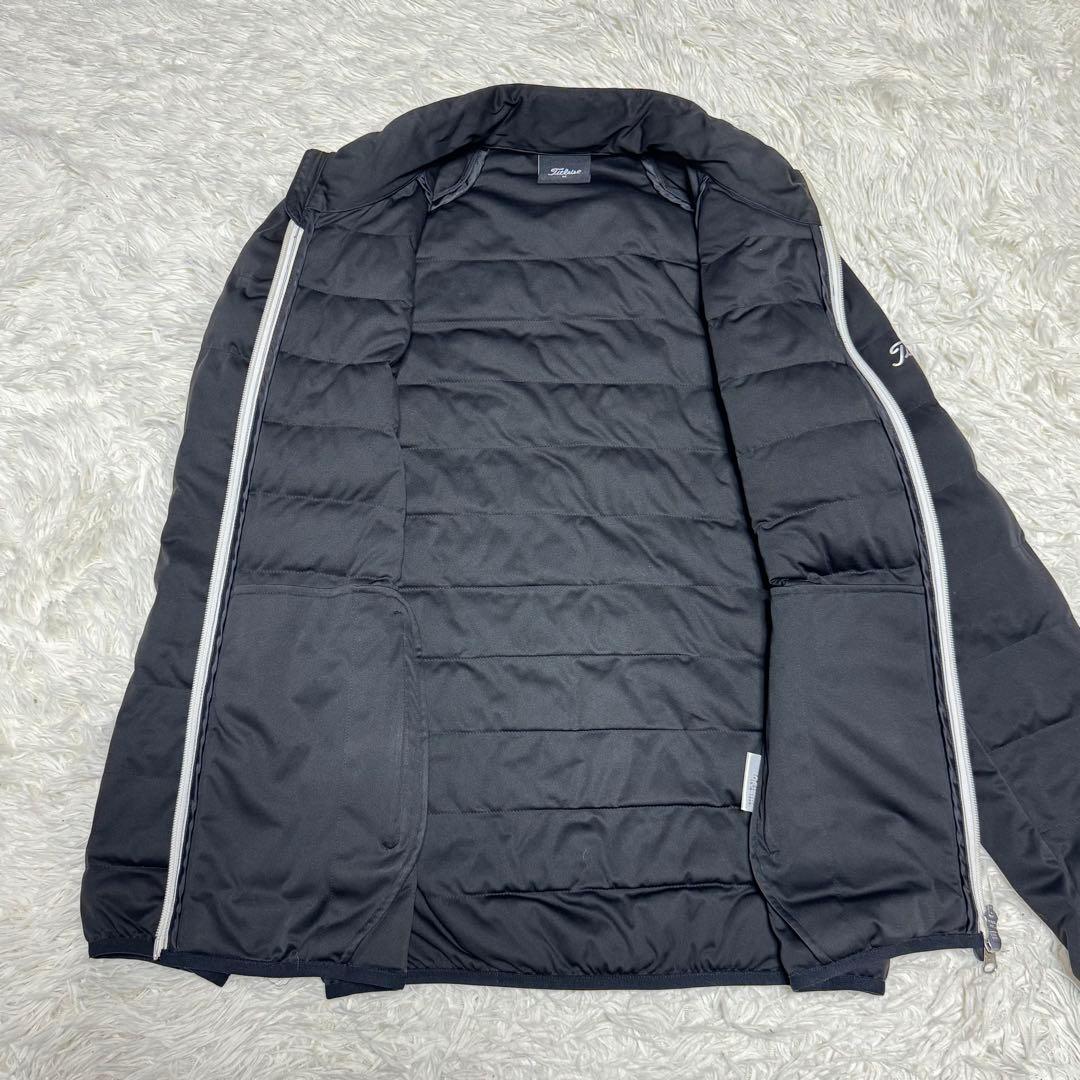 【タイトリスト】美品 中綿ジャケット ベンツ ブラック Mサイズ メンズ