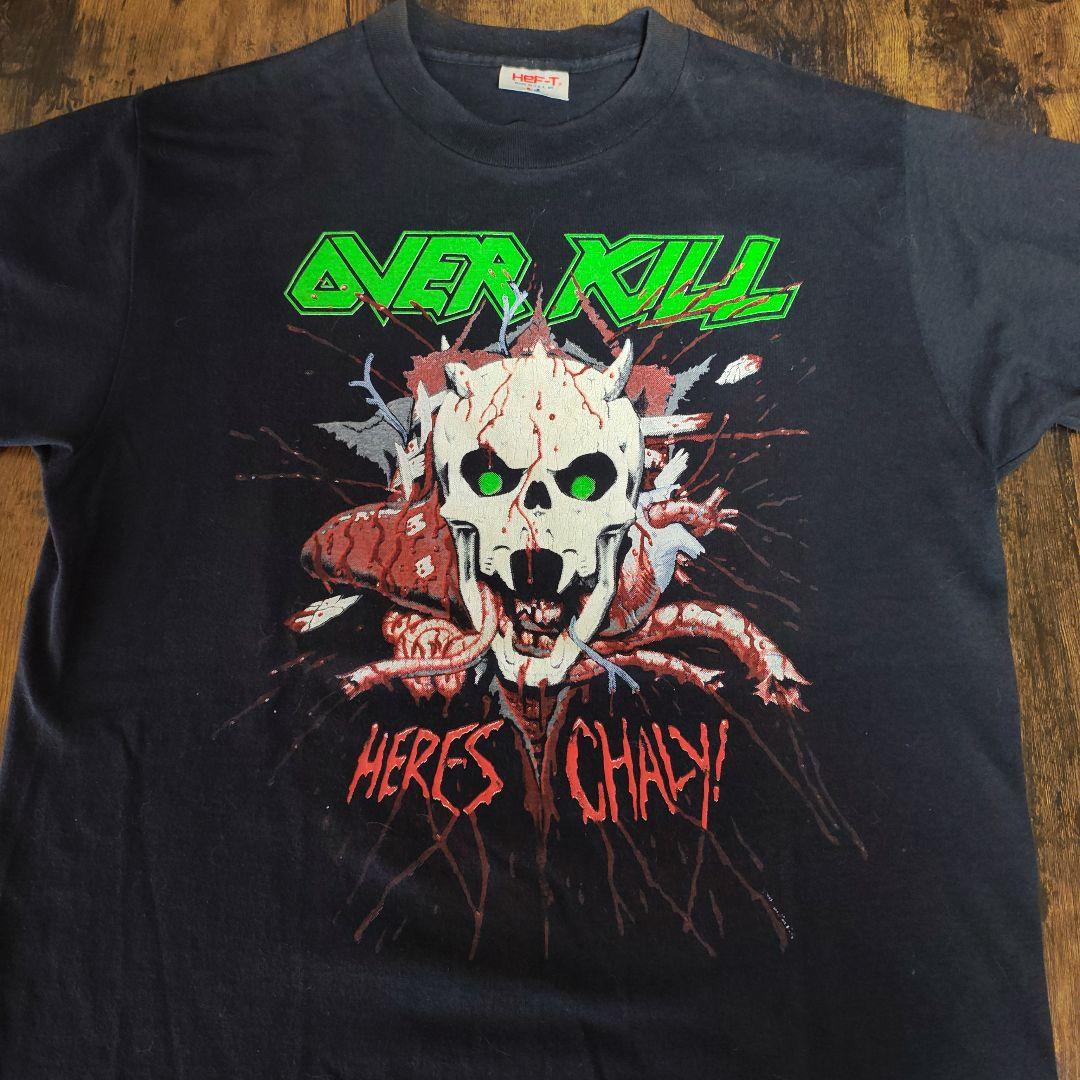 OVERKILL “HERES CHALY!” 1990 Tシャツ