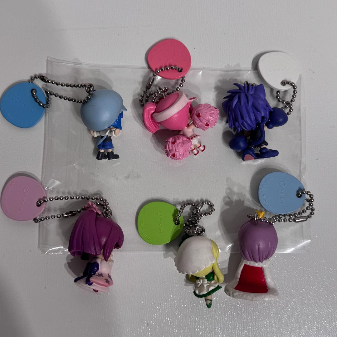 しゅごキャラ マスコット フィギュア 全6種 キーホルダー グッズ