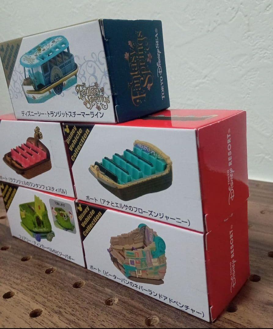 ディズニートミカ　ファンタジースプリングス　ディズニービークルコレクション