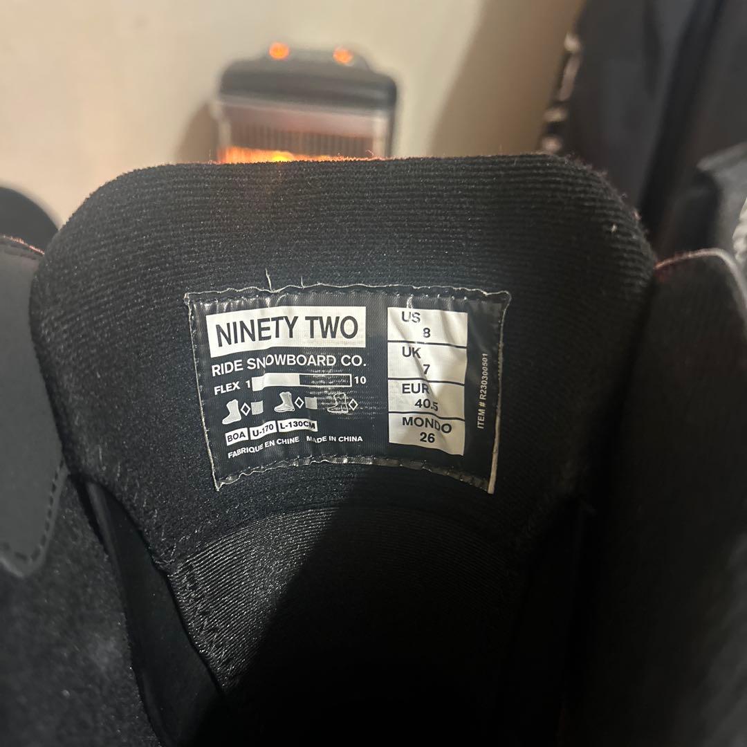 スノーボード ride 92 26cm