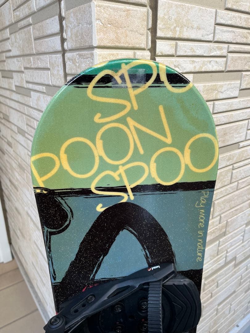 【120、23cm】Spoon スノーボード ビンディング&ブーツ付き