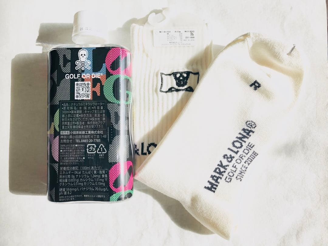 MARK & LONA ゴルフティー ソックス スカル 迷彩 カモフラ 木村拓哉