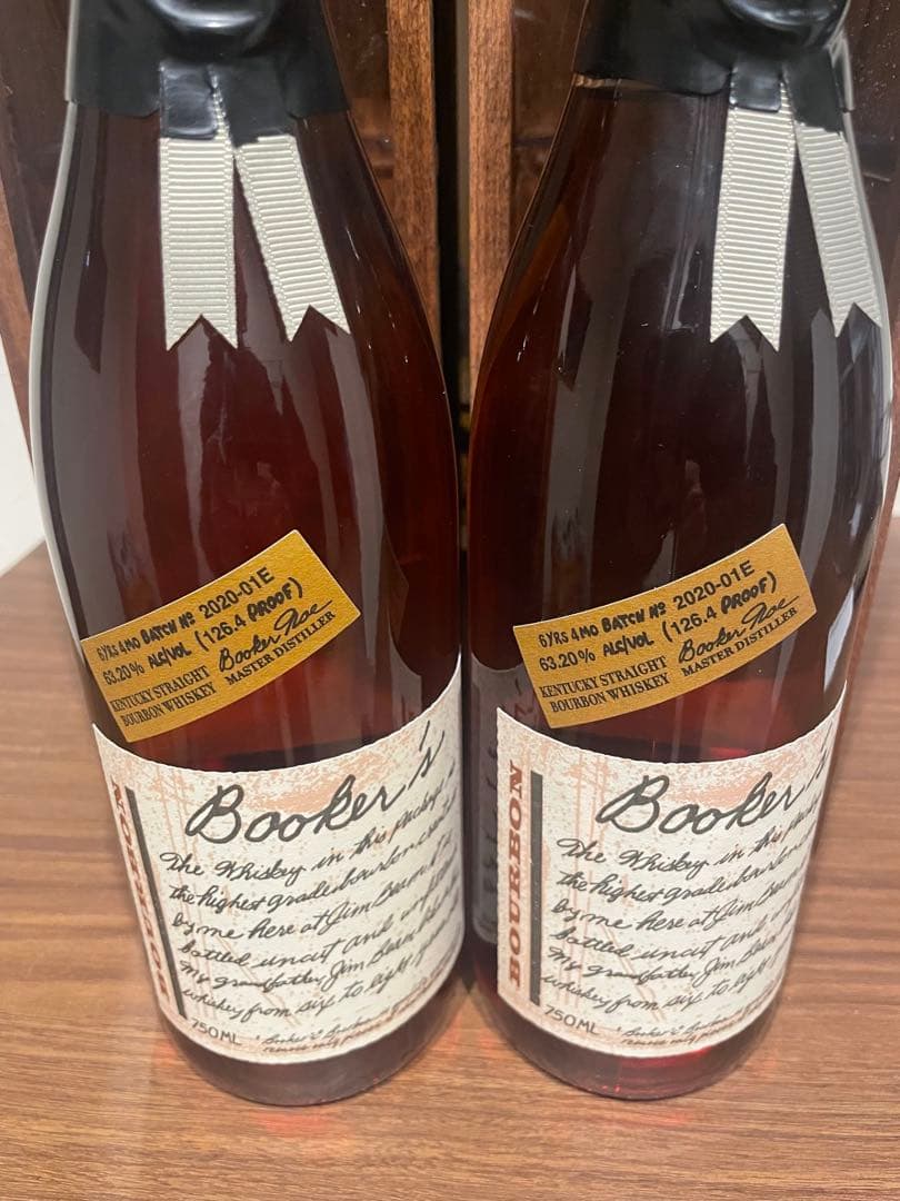 Booker's 2020-01E 750ml ウッドボックス付き2本